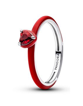 Pandora ME silver ring red 193088C05