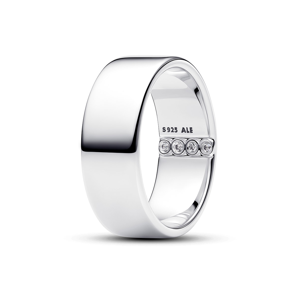 Pandora Moments Engravable Wide Silver Ring 194774C01