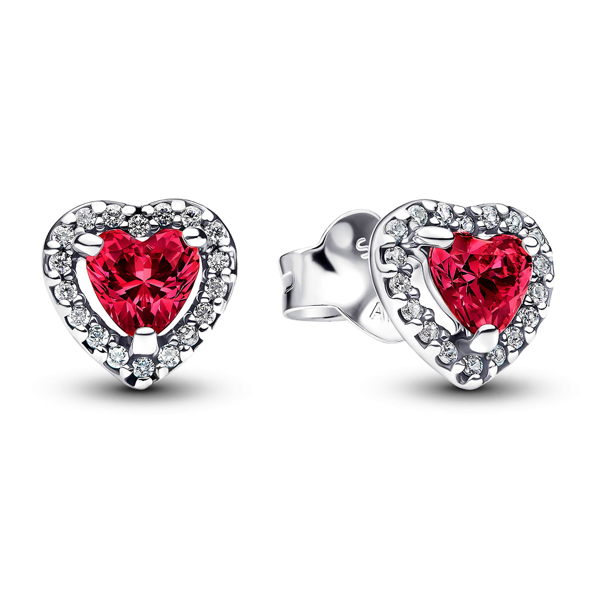 Pandora Timeless heart earrings silver 298427C04