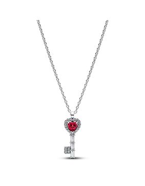 Pandora Timeless silver key necklace 394392C01-45