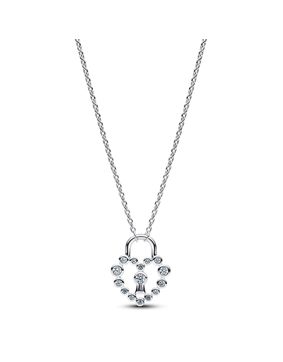 Pandora Moments silver Heartlock necklace 394416C01-50