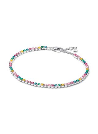 Pandora Timeless multicolored silver pavé bracelet 593927C03