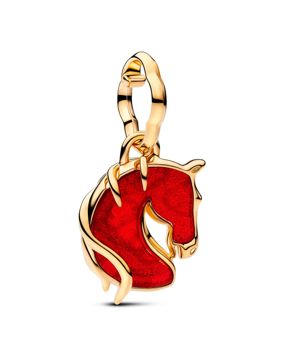 Pandora Moments gold-plated Horse charm 764431C01