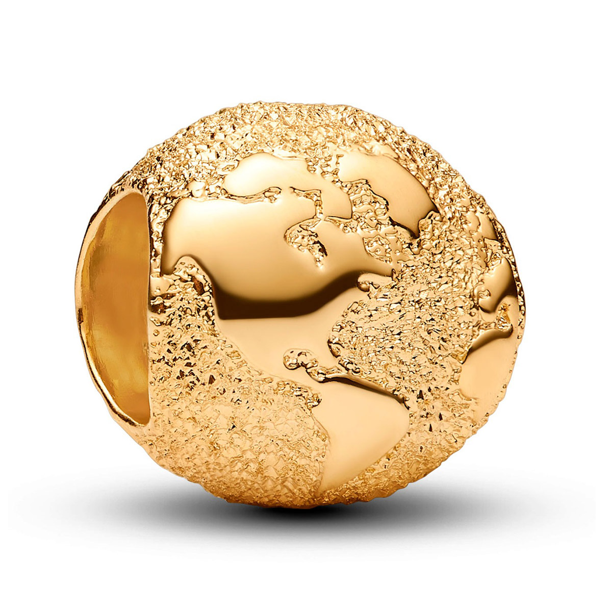 Pandora Moments gold-plated Earth charm 764529C00