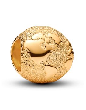 Pandora Moments gold-plated Earth charm 764529C00