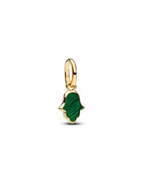 Pandora ME green hamsa hand charm 764612C01