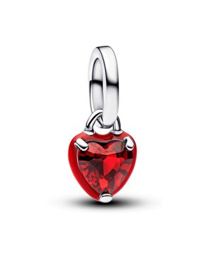 Pandora ME silver Red heart charm 793042C05