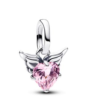 Pandora ME silver Pink heart charm 793626C02