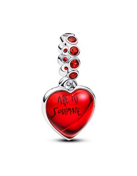Pandora Moments silver Red heart charm 794429C01