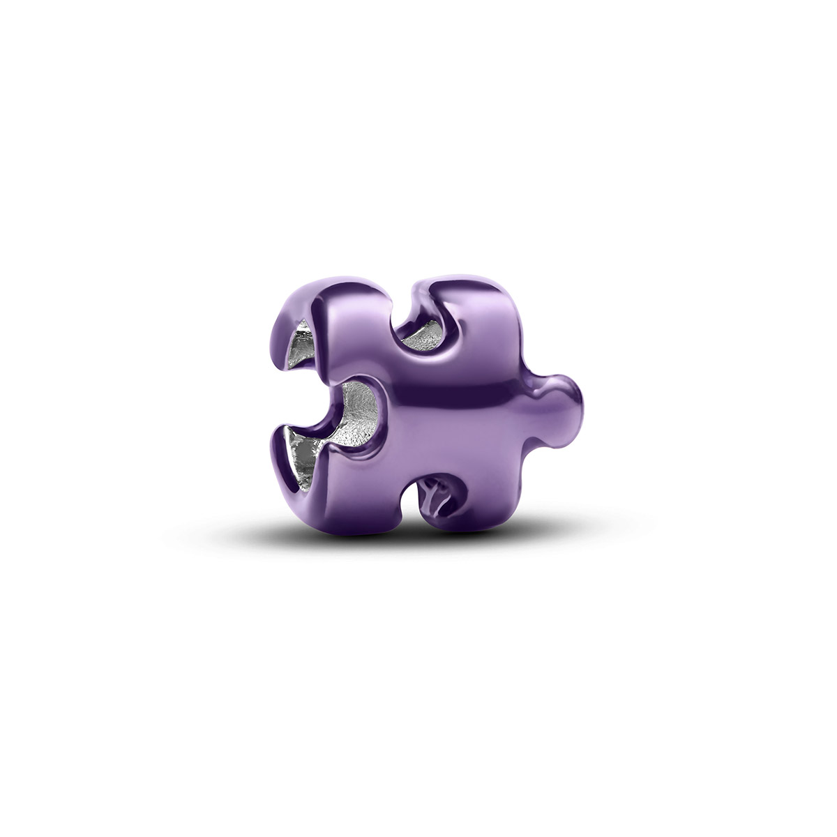 Pandora Moments Purple Puzzle Piece Charm 794816C02