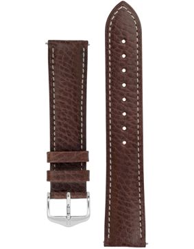 Hirsch Boston Brown Leather Strap 013 02 0 10