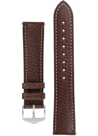 Hirsch Boston Brown Leather Strap 013 02 0 10