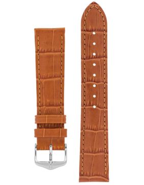 Hirsch Duke honey brown Leather Strap 010 28 0 75