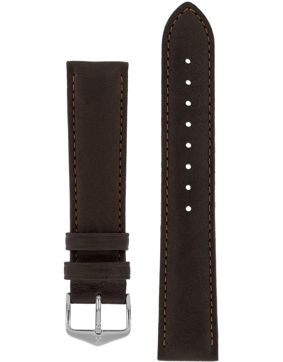 Hirsch Merino Brown Leather Strap 012 06 0 10