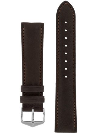 Hirsch Merino Brown Leather Strap 012 06 0 10