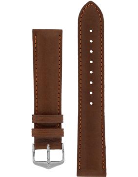 Hirsch Merino kullanbrown Leather Strap 012 06 0 70