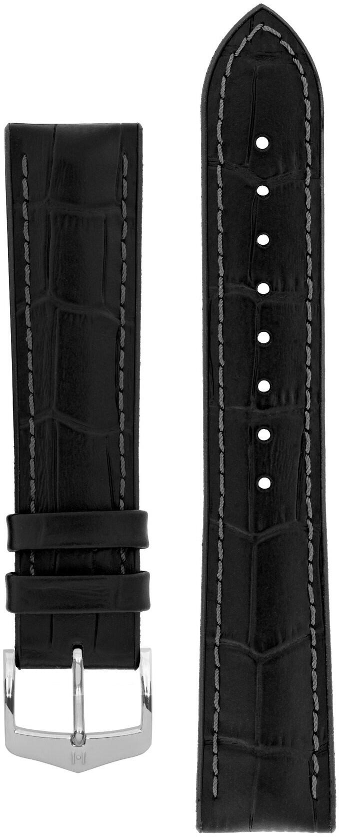 Hirsch Paul Black Leather Strap 092 50 28 0 50