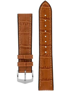 Hirsch Paul hunajanbrown Leather Strap 092 50 28 0 75