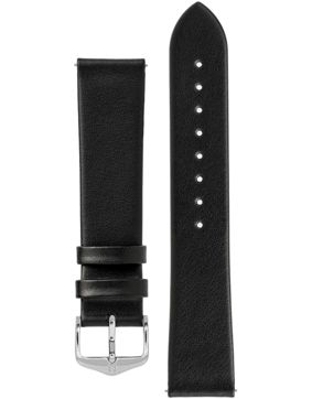 Hirsch Toronto Black Leather Strap 037 02 0 50