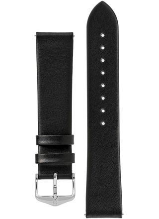 Hirsch Toronto Black Leather Strap 037 02 0 50