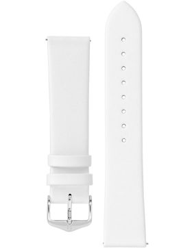 Hirsch Toronto White Leather Strap 037 02 1 00