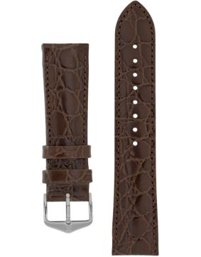 Hirsch Crocograin 1232 28 10 Brown strap