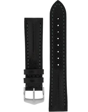 Hirsch Lucca Black Leather Strap 049 02 0 50