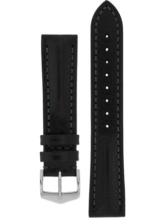 Hirsch Lucca Black Leather Strap 049 02 0 50