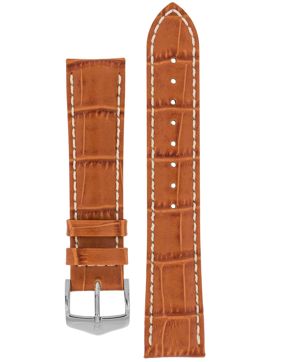 Hirsch Modena honey brown Leather Strap 1030 28 75