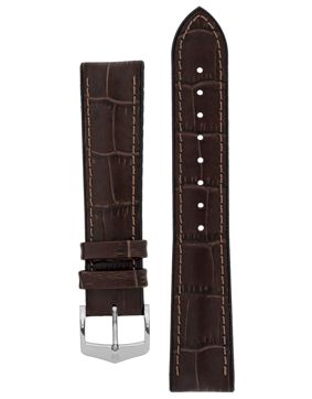 Hirsch Paul brown leather strap 092 50 28 0 10