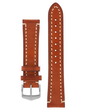 Hirsch Liberty brown leather strap 1090 02 10