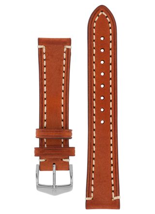 Hirsch Liberty brown leather strap 1090 02 10