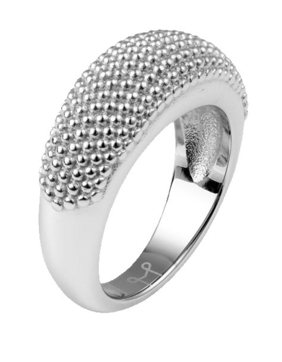 Mockberg Honey silver-colored ring 