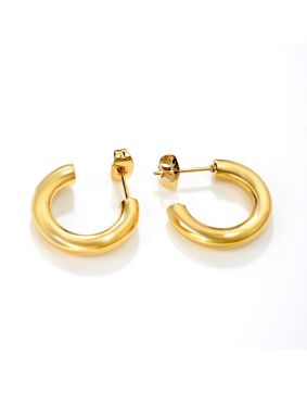 Madoww Hoop gold-plated earrings