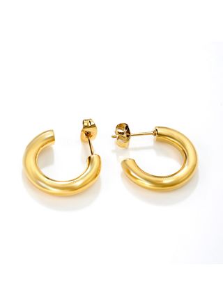 Madoww Hoop gold-plated earrings