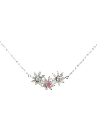 Hopeapuro Dahlia necklace pink K415