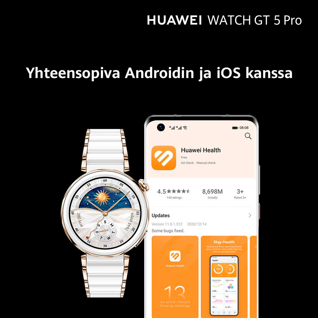 Huawei Watch GT5 42mm White Ceramic - watchesonline.com Huawei Watch GT5 42mm White Ceramic - watchesonline.com