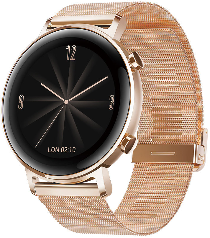 Huawei Watch GT2 42mm Gold metal strap Smart Watch 55024610 watchesonline