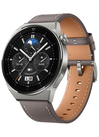 Huawei Watch GT 3 Pro Titanium with Gray Leather Strap 46 mm 55028467