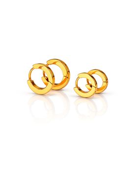 Madoww Huggies gold-plated earring set