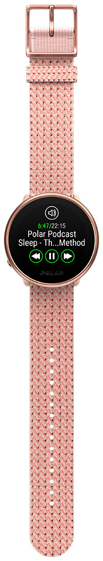 Polar Ignite 2 Pink Rose silicone strap watchesonline