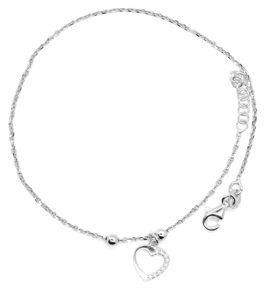 Ankle Bracelet 925 Sterling Silver NK41/25