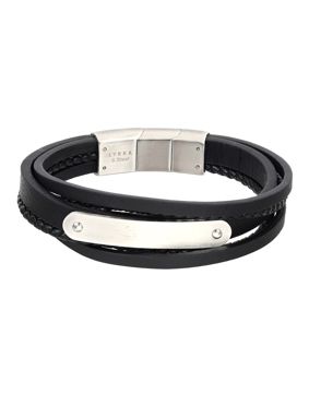Lykken Strong leather bracelet 20+1,5cm