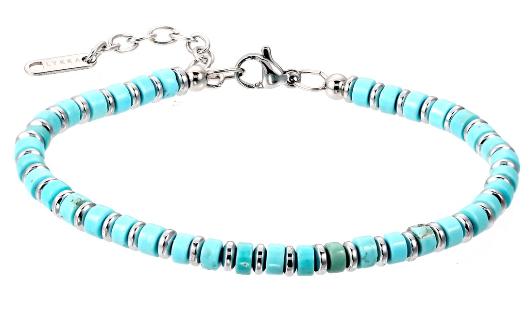 Lykka Strong lapis bracelet turquoise 19+4cm 