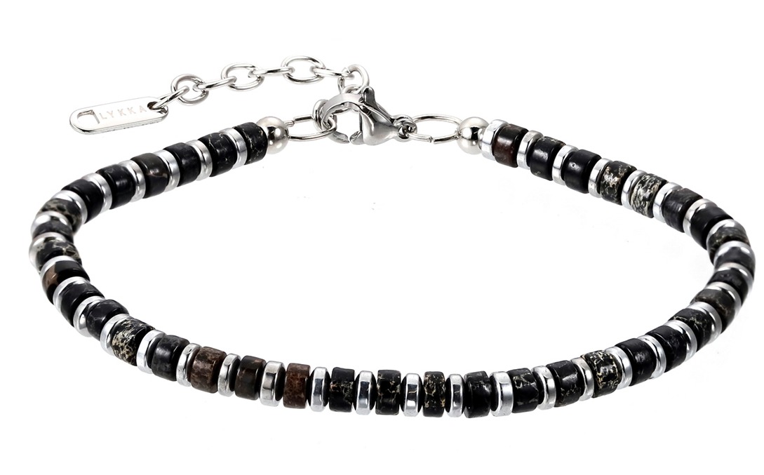 Lykka Strong lapis bracelet black 19+4cm 