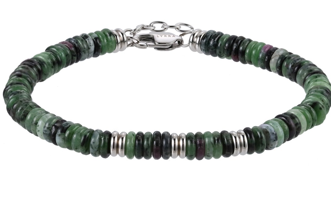 Lykka Strong zoisite green 21+2cm bracelet 