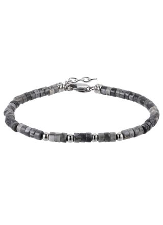 Lykka Strong jasper bracelet gray 20+2cm gray 20+2cm