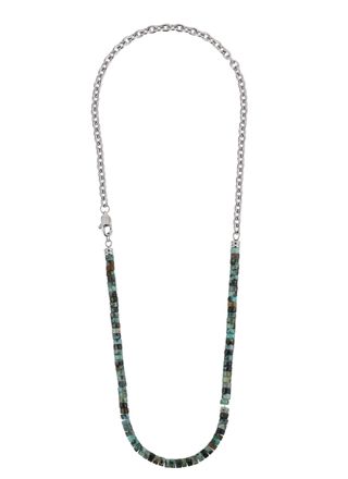 Lykka Strong jasper necklace green 50 cm