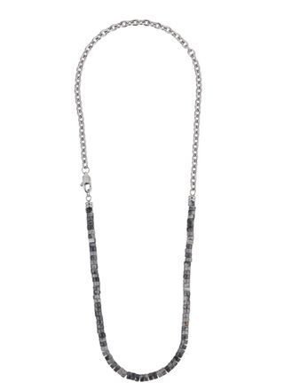 Lykka Strong jasper necklace gray 50 cm
