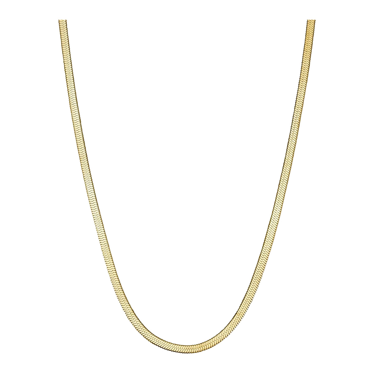Rosefield Snake gold-plated necklace JTNFS3G-J379